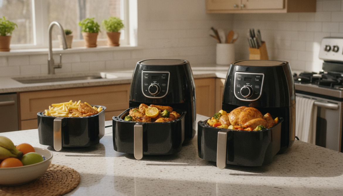 Air fryer familial : quelle capacité choisir pour 2, 4 ou 6 personnes ?