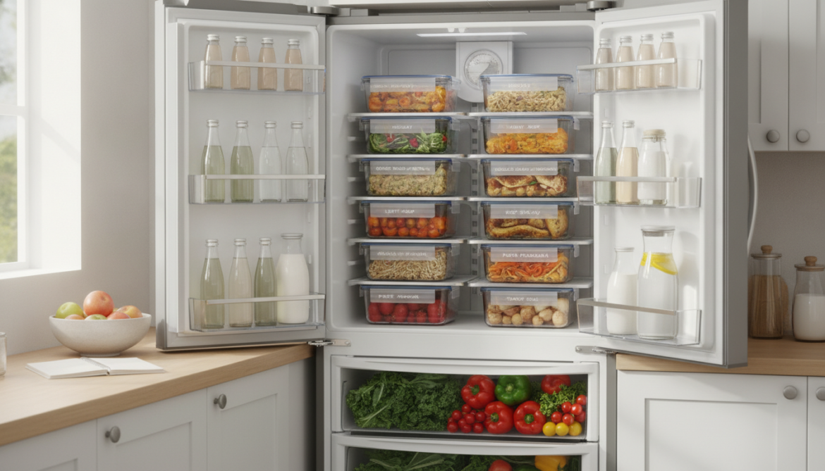 Comment organiser son frigo pour tenir une semaine de repas préparés