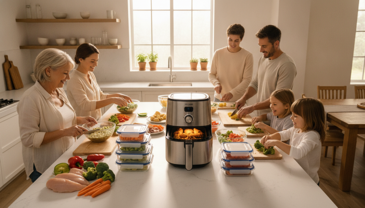 découvrez des recettes simples et rapides pour air fryer, idéales pour les familles nombreuses, parfaites pour préparer des repas savoureux toute la semaine.