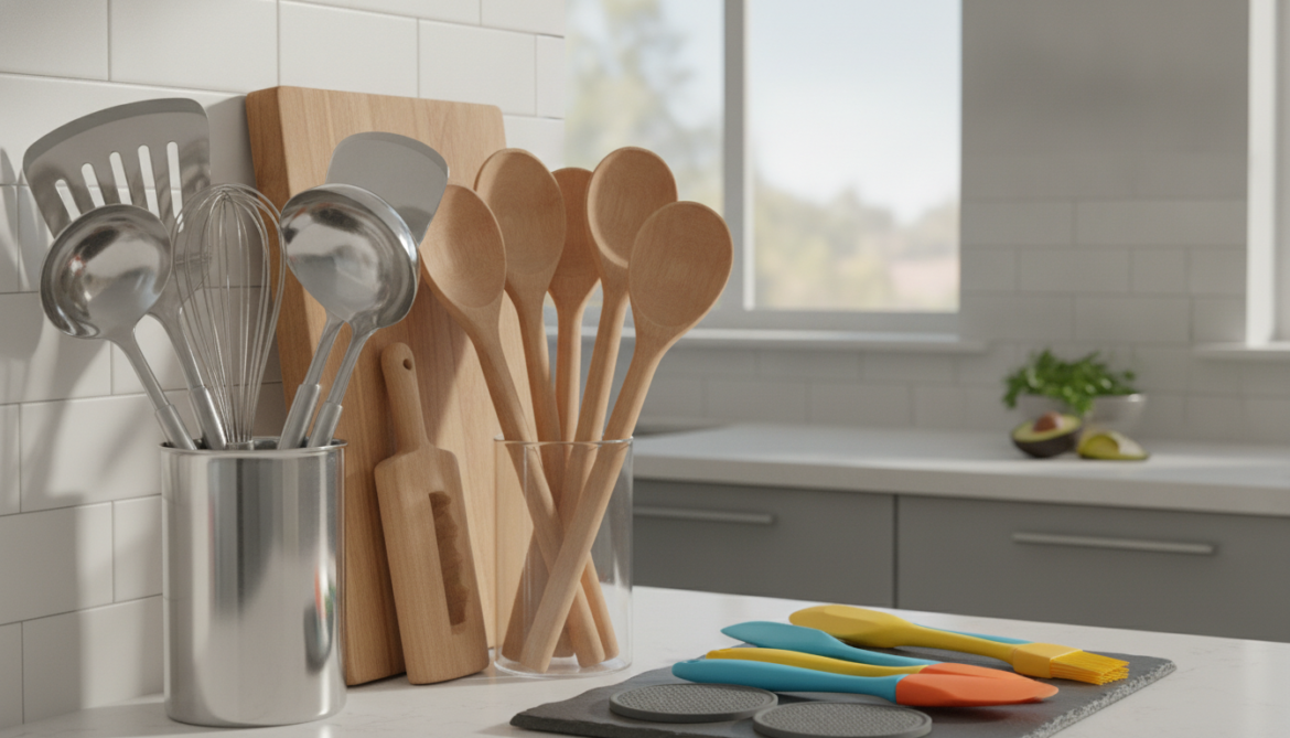 Ustensiles de cuisine inox, bois ou silicone : avantages et limites
